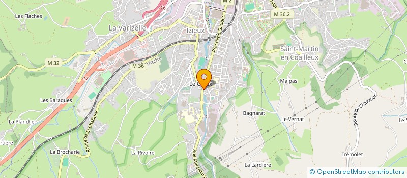 localisation de l'entreprise AMIR à SAINT-CHAMOND