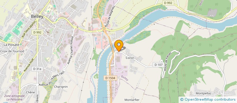 localisation de l'entreprise AMIR  BELLEY