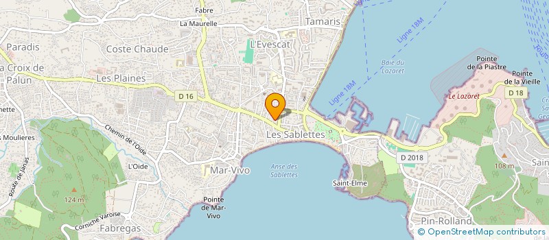localisation de l'entreprise AMIR à LA SEYNE-SUR-MER