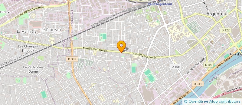 localisation de l'entreprise AMIR  ARGENTEUIL