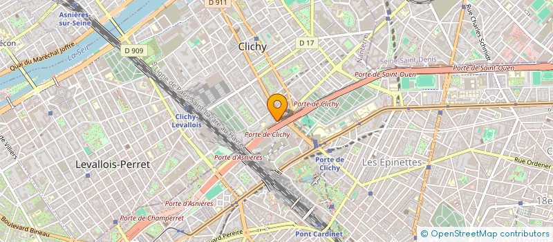 localisation de l'entreprise AMIR AUTO NETTOYAGE à CLICHY