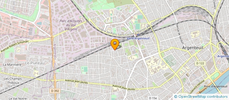 localisation de l'entreprise AMIR DISTRIBUTION  ARGENTEUIL