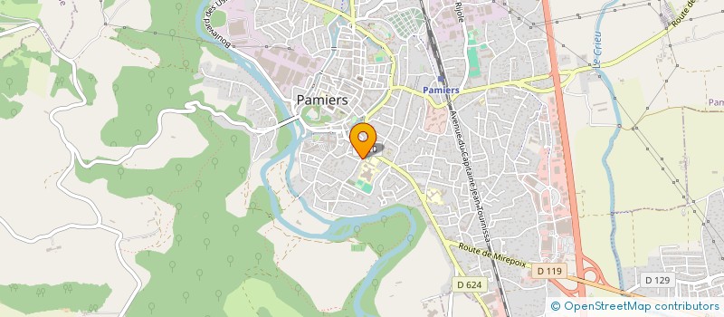 localisation de l'entreprise AMIR ELAGAGE à PAMIERS