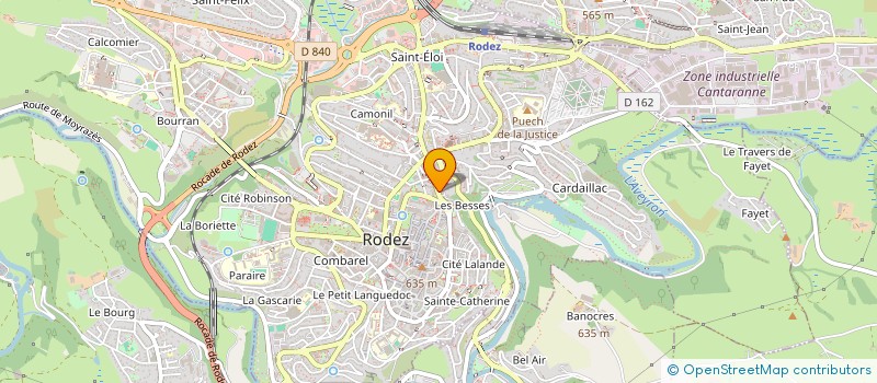 localisation de l'entreprise AMIR EPICERIE  RODEZ