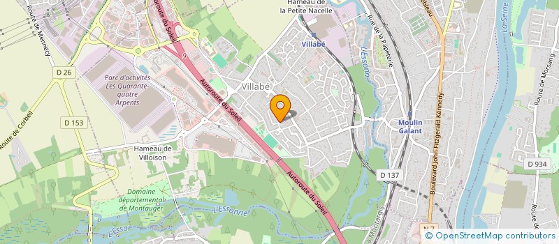localisation de l'entreprise AMIR FLUIDES  VILLABE