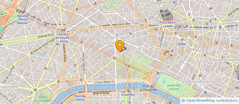 localisation de l'entreprise AMIR HOLDING GROUP INC  PARIS