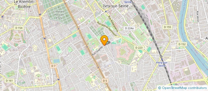 localisation de l'entreprise AMIR-TAXI  IVRY-SUR-SEINE