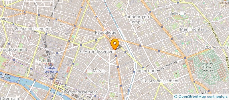 localisation de l'entreprise AMIRA  PARIS