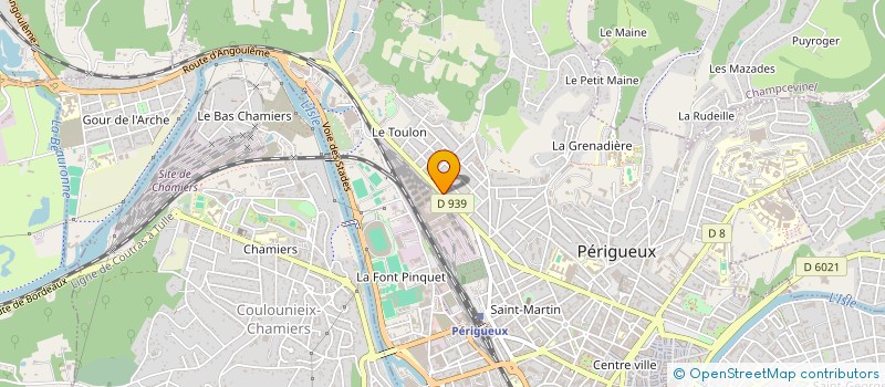 localisation de l'entreprise AMIRA à PERIGUEUX