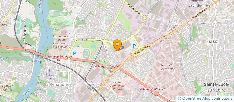 localisation de l'entreprise AMIRA ETANCHEITE à NANTES