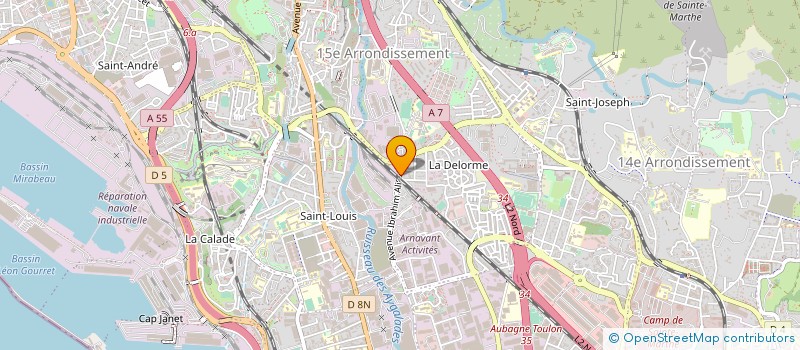 localisation de l'entreprise AMIRA QUYOM  MARSEILLE 15EME