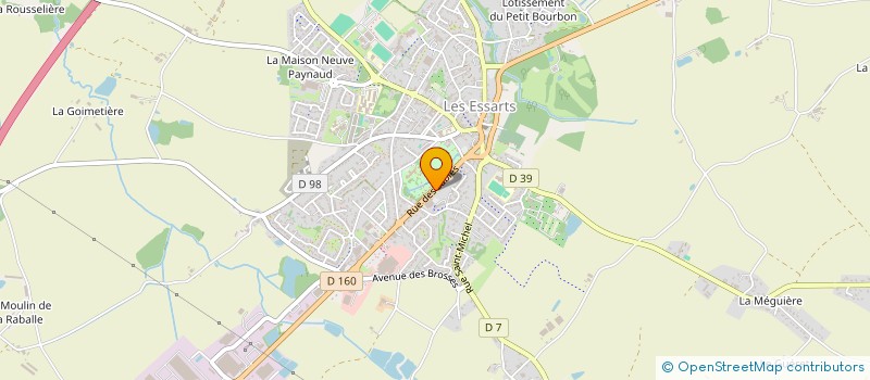 localisation de l'entreprise AMIRA2021 à ESSARTS-EN-BOCAGE