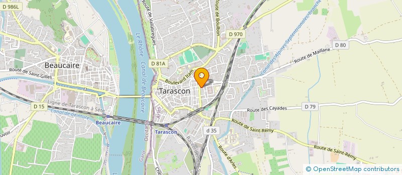 localisation de l'entreprise AMIRADRISS à TARASCON