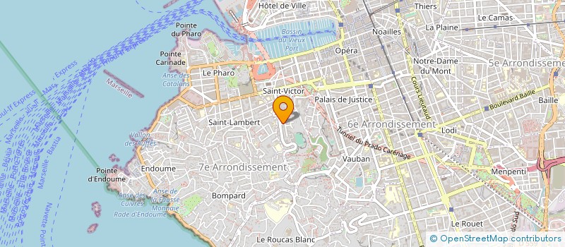 localisation de l'entreprise AMIRAL à MARSEILLE