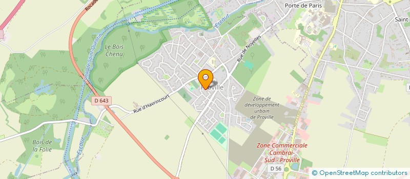 localisation de l'entreprise AMIRAL  PROVILLE