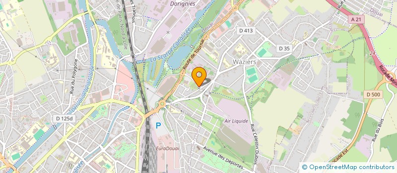 localisation de l'entreprise AMIRAL CONSULTING  WAZIERS