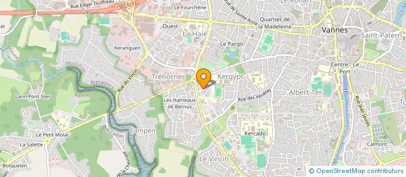 localisation de l'entreprise AMIRAL GROUP à VANNES