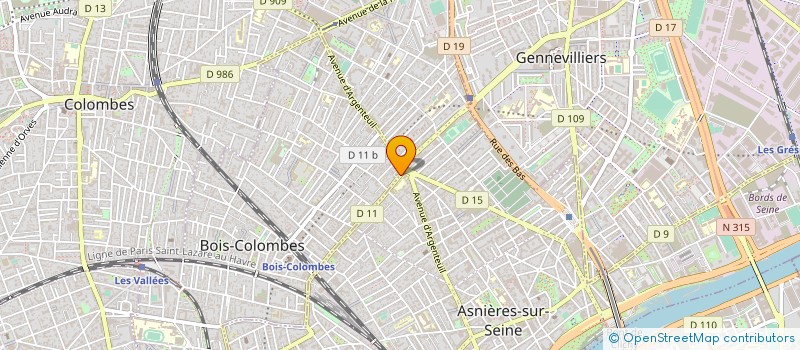 localisation de l'entreprise AMIRAL LABS à BOIS-COLOMBES
