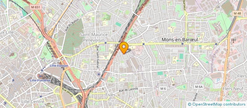 localisation de l'entreprise AMIRAL-LEJEUNE à LILLE
