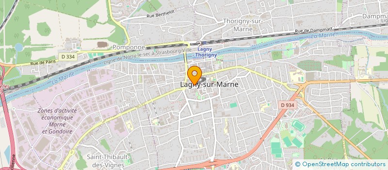 localisation de l'entreprise AMIRAL ROUSSIN DEMENAGEMENT  LAGNY-SUR-MARNE