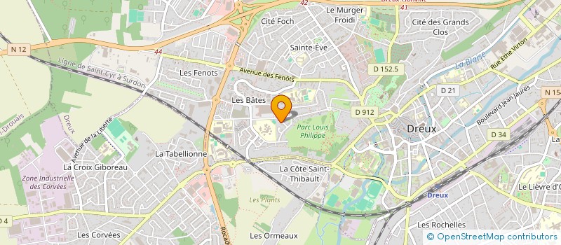 localisation de l'entreprise AMIRAL STREET à DREUX