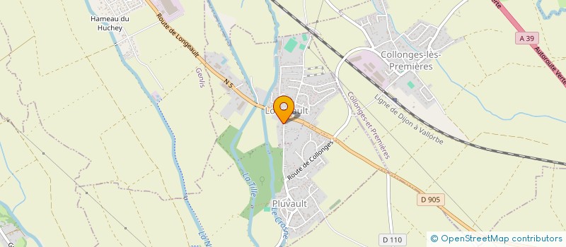 localisation de l'entreprise AMIRAL V  LONGEAULT-PLUVAULT