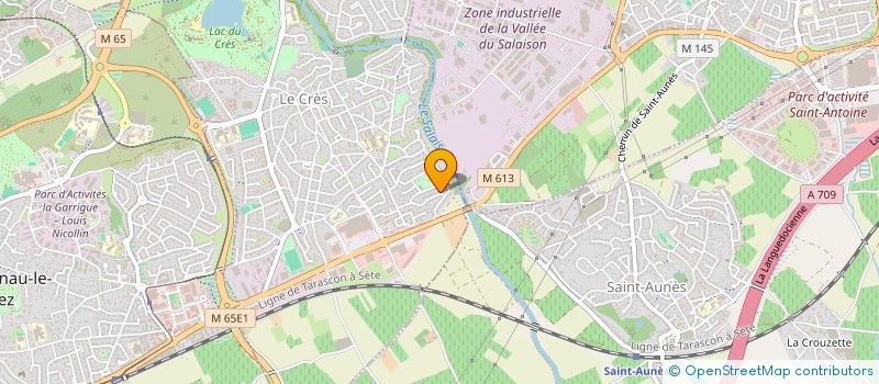 localisation de l'entreprise AMIRALIS  LE CRES
