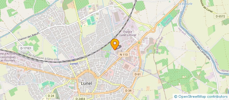 localisation de l'entreprise AMIRALOGISTIC à LUNEL