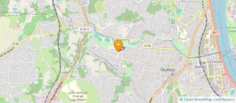 localisation de l'entreprise AMIRAM  OULLINS-PIERRE-BENITE