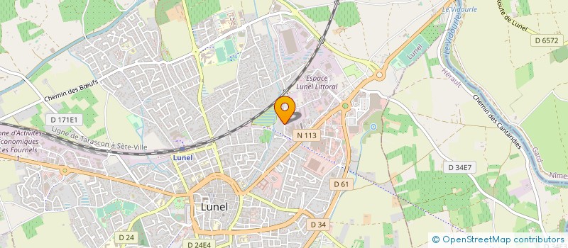 localisation de l'entreprise AMIRATRANS à LUNEL