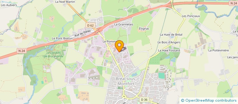 localisation de l'entreprise AMIRAZINC  BREAL-SOUS-MONTFORT