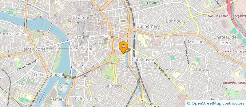localisation de l'entreprise AMIREVA à TOULOUSE