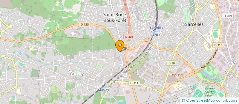 localisation de l'entreprise AMIRI - IMMO à SAINT-BRICE-SOUS-FORET