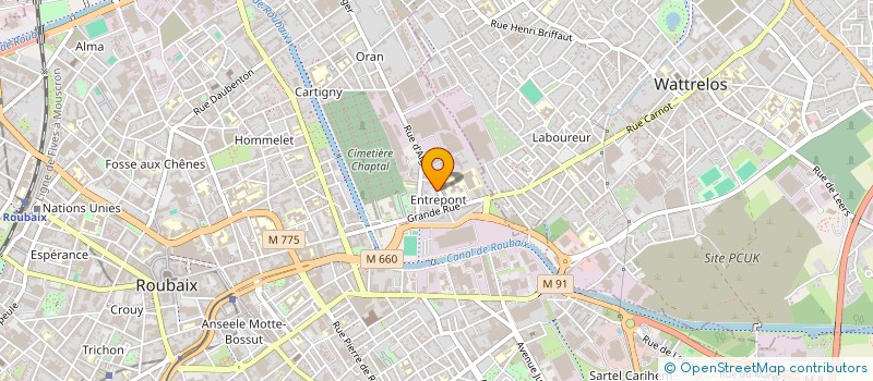 localisation de l'entreprise AMIRI IMMOBILIER  OIGNIES