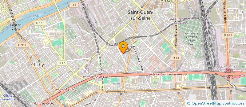localisation de l'entreprise AMIRIS FOOD à SAINT-OUEN-SUR-SEINE