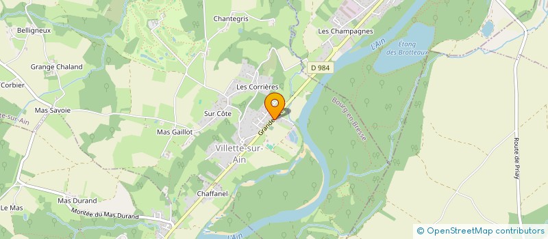 localisation de l'entreprise AMIRYNE  VILLETTE-SUR-AIN