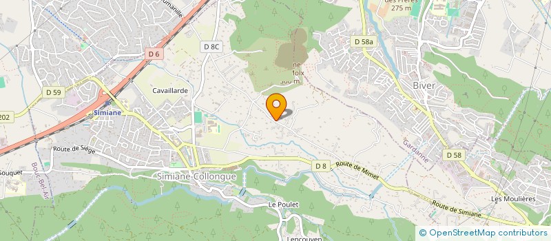 localisation de l'entreprise AMIS  SIMIANE-COLLONGUE