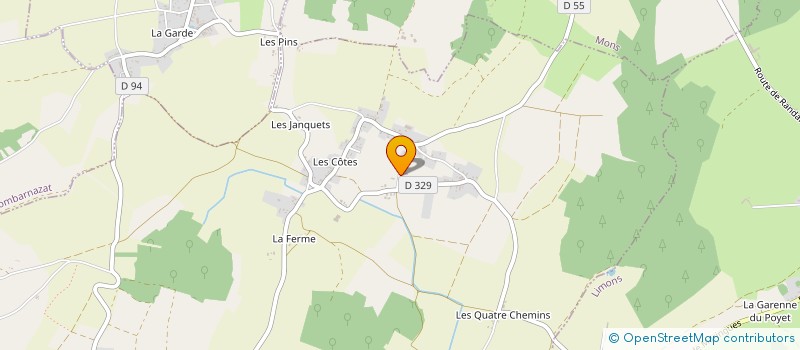 localisation de l'entreprise AMIS  LUZILLAT