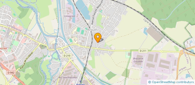 localisation de l'entreprise AMIS ARBITRES AUDOMAROIS à ARQUES
