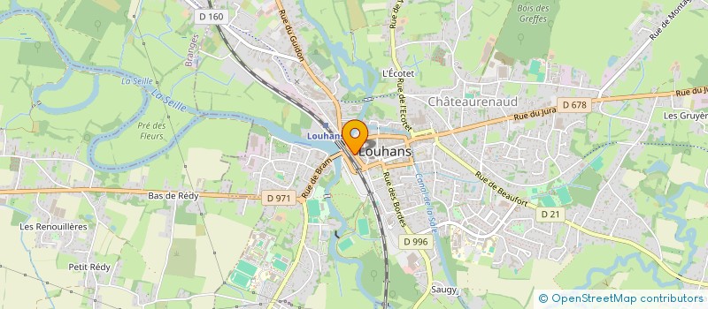 localisation de l'entreprise AMIS ARTS ET SCIENCES BRESSE LOUHANNAISE à LOUHANS