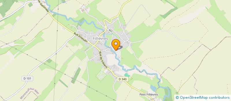 localisation de l'entreprise AMIS CHANTONS ENSEMBLE  FILLIEVRES