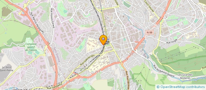 localisation de l'entreprise AMIS CHATS  SAINT-ETIENNE