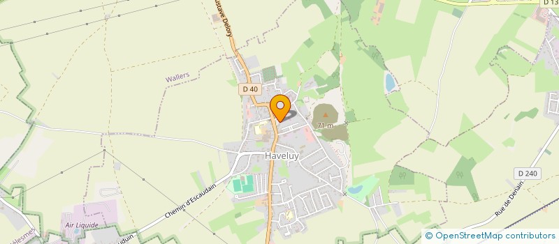 localisation de l'entreprise AMIS CULTURE LOISIRS EDUCATIFS  HAVELUY