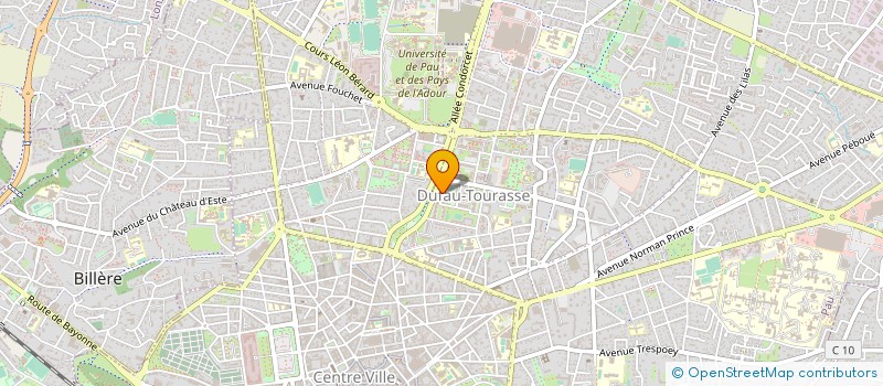 localisation de l'entreprise AMIS CYCLISME PAU LYAUTEY à PAU