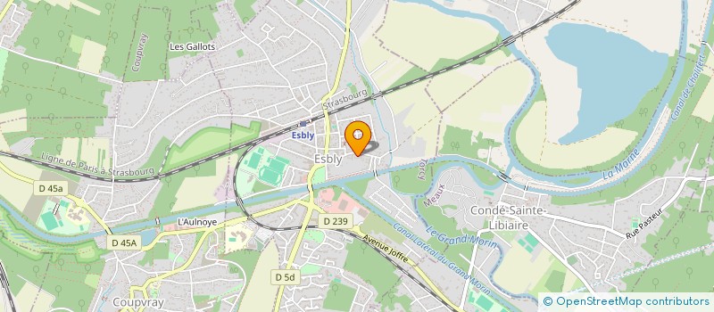 localisation de l'entreprise AMIS CYCLOS ESBLY à ESBLY
