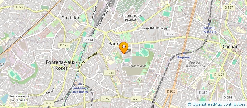 localisation de l'entreprise AMIS D'AUTEURS EN ACTE  BAGNEUX