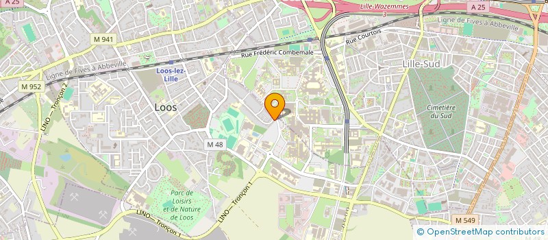 localisation de l'entreprise AMIS D'LA BECANE M-C CH'TI  LOOS