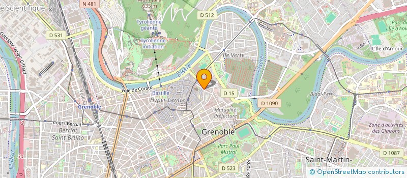 localisation de l'entreprise AMIS D UNE ECOLE DE LA PAIX  GRENOBLE