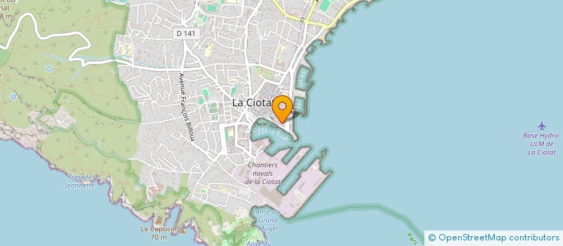 localisation de l'entreprise AMIS DE CHAPELLE N.D DE LA GARDE  LA CIOTAT