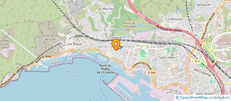 localisation de l'entreprise AMIS DE L ECOLE MATERNELLE ESTAQUE PLAGE à MARSEILLE